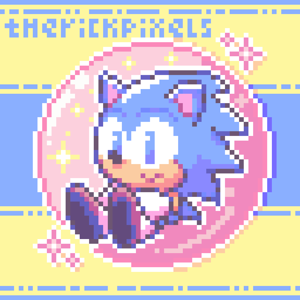 Sonic the hedgehog Pixel Art