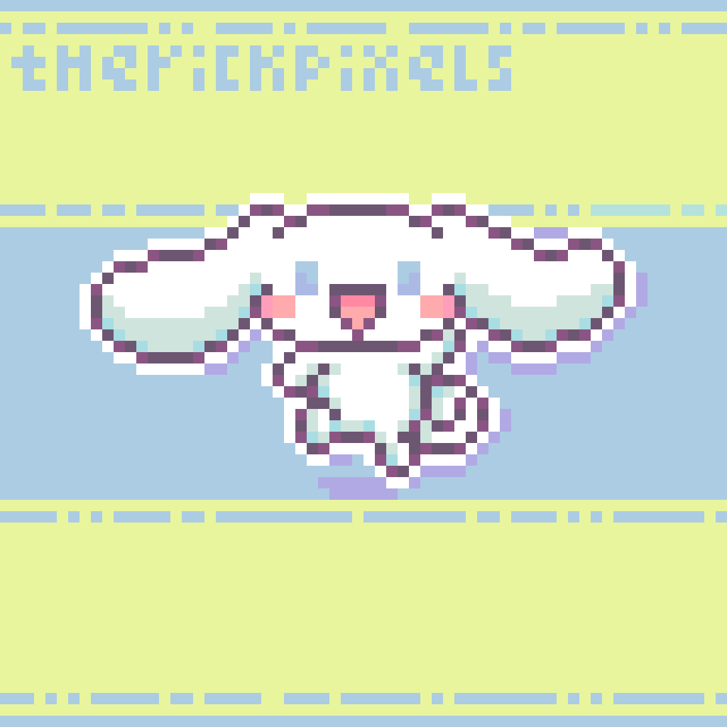 Cinnamoroll Pixel Art