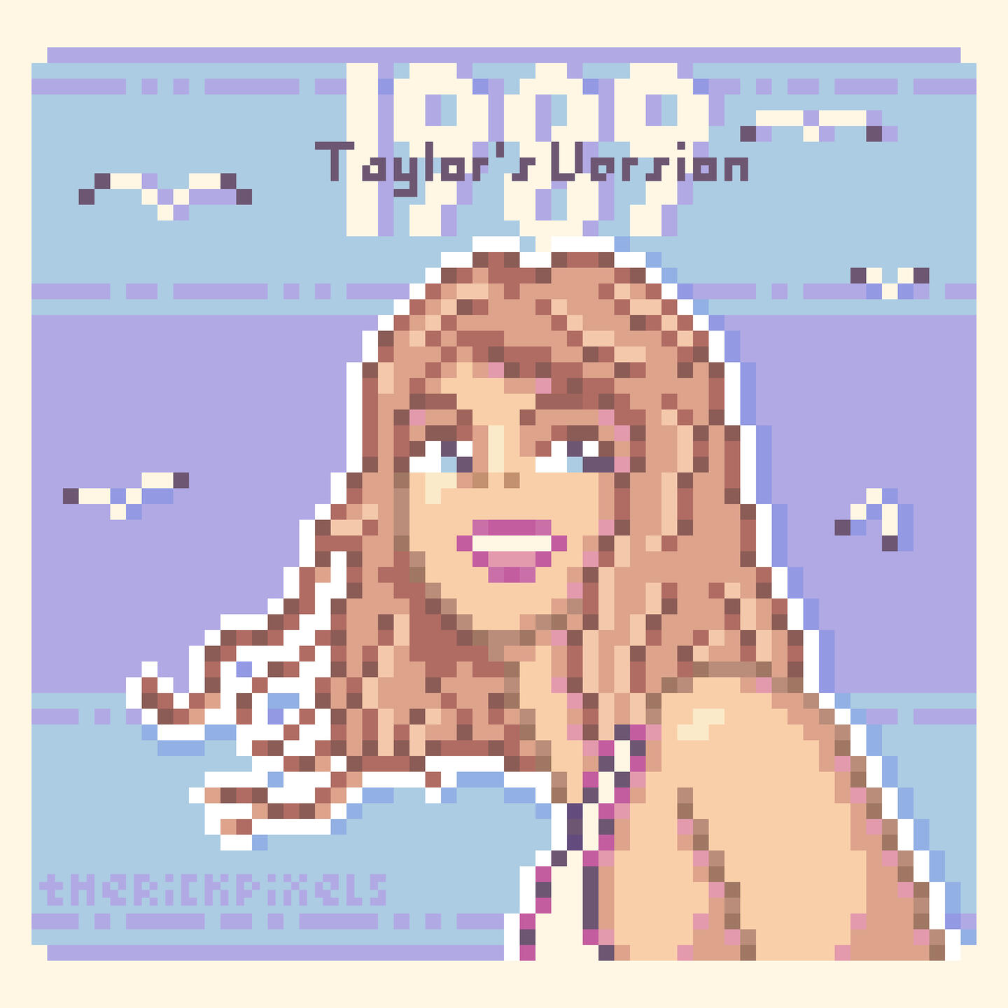 Taylor Swift- 1989 Taylor's Version Pixel Art